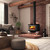 Osburn 1700 Wood Stove | This unit is equipped with high-density bricks, a stainless steel heat shield added to the C-Cast baffle, a cast iron door, a built-in ash pan, a top heat deflector that redirects heat to the front of the unit, and side panels to reduce its clearances.