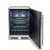 Blaze 24" Stainless Steel Compact Refrigerator | Spacious 5.5 cubic feet interior allows for storage convenience