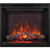 Napoleon Element 36" Built-In Electric Fireplace | By simply plugging in to a standard 120v outlet, you can experience up to 5,000 BTU's and 1,450 Watts of power that easily warms spaces of up to 400 sq. ft.