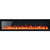 Napoleon Entice 50" Modern Linear Electric Fireplace | The Napoleon Entice™ 50 Wall Hanging Electric Fireplace is 16.94-inches tall, 50-inches wide, and 5.4-inches deep
