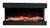 Amantii Tru View Slim 30" 3 Sided Electric Fireplace - Remote control for flame and heater