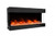 Amantii Tru View Slim 72" 3 Sided Electric Fireplace - Heat Outdoor 5000 BTU