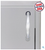 Blaze 21-Inch Vertical Single Access Door | Doors are double-lined, accented with curved handles