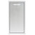 Blaze 13-Inch Narrow Roll-Out Stainless Steel Trash Bin | Stainless steel construction is durable in outdoor conditions