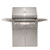 Alfresco Grills 30" Standard Gas Grill on Cart | Three 18-SR stainless steel high performance Accufire™ main burners