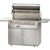 Alfresco Grills 42" Sear Zone Gas Grill on Cart | Integrated Mega-Drive rotisserie system with infrared burner