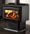 Osburn 3500 Wood Stove with Blower - Black Door Overlay