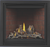 Napoleon Altitude X 42" Direct Vent Gas Fireplace | Clean face design with full firebox flame