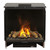 Dimplex Optimyst e-Matrix 35-Inch Single Sided Water Vapor Electric Fireplace | To add a sense of realism to the finished look, the e-MatriX comes with a charred log set. The combination of the vapor flames dancing through the logs with the illusion of loose embers creates an authentic experience.