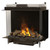 Dimplex Optimyst e-Matrix 39-Inch Bay View Water Vapor Fireplace | Let the pulsating lights beneath the logs dazzle and shine through for a lifelike burning effect.