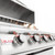 Blaze 40" 5 Burner LTE Freestanding Gas Grill with Rear Infrared Burner - Freestanding Gas Grill with Lit Control Knobs