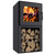 MF Fire Nova 2 Wood Burning Stove with Tower Base - Wood Burning Stove with Storage