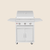 Summerset Sizzler 25" Freestanding Gas Grill | Magnetic Latch Double Access Door w/ Propane Tank Storage