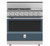 Hestan 36" KRD Series Dual Fuel 5 Burner Range with Griddle - Pacific Grove