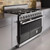 Hestan 48" KRD Series Dual Fuel Range with 12" Griddle - 5 Burner - Stealth View 1