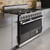 Hestan 48" KRD Series Dual Fuel Range with Griddle | he most powerful burner available to the home delivers up to 30,000 BTUs – so you can go from 0º to crab boil in no time. Available on 5-burner range model.