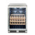 Blaze 24" Outdoor Glass Door Beverage Cooler | White LED-lit interior provides a clean look while allowing you to grab what you need at night