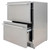 Blaze 23.5" Double Drawer Refrigerator | Can hold up to 154 cans
