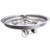 HPC Penta 37" Round Bowl Fire Pit Insert | Welded gas fitting for strength