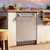 Aspire by Hestan 24" Stainless Steel Outdoor Refrigerator - Outdoor Kitchen Refrigerator