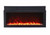 Amantii Panorama-XS 40" Extra Slim Indoor or Outdoor Electric Built-in Fireplace DISPLAY MODEL - orange flame 1