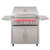 True Flame 32" 4 Burner Built-In Gas Grill | Gas Grill with Cart