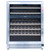 True Flame 24" Outdoor Rated Wine Cooler - Dual Zone | Temperature Range: 41°- 64°