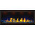 Napoleon 62" Tall Linear Vector Direct Vent Gas Fireplace | Black Premium Safety Barrier