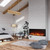 Napoleon 62" Astound FlexMount Electric Fireplace | The front vent projects heat into the room ensuring your coziness