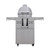 Blaze 20-Inch Cast Aluminum Kamado with Cart | Solid cast aluminum construction offers superior durability and outstanding temperature control