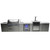 Mont Alpi 6-Burner Island with a Kegerator and a Beverage Center | 6-burner grill unit - 43"x23"x47"