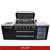 Mont Alpi 805 Black Stainless Steel Island with a Fridge Cabinet | Promo Ends Soon!
