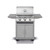 Blaze LBM 25" Freestanding Gas Grill | Double-lined grill hood