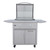 Blaze LTE+ 30-Inch Freestanding Gas Griddle | Attached spring-assisted hood makes opening and closing easier than ever