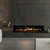 Ortal Holographic 74-Inch Electric Fireplace | Easily convert from singled sided, three sided or corner options.