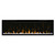 Dimplex 50" Ignite XL Built-In Linear Electric Fireplace | Clean front face with minimal trim makes the dazzling flames the focal