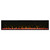 Dimplex Ignite XL 74-Inch Linear Electric Fireplace | Creates vivid, realistic flames with patented Multi-Fire® technology and acrylic crystal media.