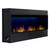 Dimplex Optimyst 66-Inch Linear Electric Fireplace | Advanced, multicolor LED lighting projects onto the flames to help create the fire illusion.