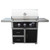 Wildfire Ranch Pro 30" Freestanding Black Stainless Steel Gas Grill | Gas Grill with Cart