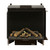 Dimplex Optimyst e-Matrix 37-Inch Right Corner Water Vapor Electric Fireplace | Let the pulsating lights beneath the logs dazzle and shine through for a lifelike burning effect.