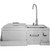 Blaze 30-Inch Beverage Center with Sink & Ice Bin Cooler | Sleek design with curved edges