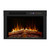 Dimplex Vital Spark 26-Inch Electric Firebox | Edge‑to‑edge glass creates a clean, seamless built‑in appearance.