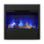 Dimplex Optimyst Revive 25-Inch Water Vapor Fireplace | Delivers quiet, fan-forced heat with flame-only mode for year-round ambience.