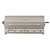 Bull 46" Diablo 6-Burner Built In Gas Grill | Rear infrared burner can be used with the included rotisserie
