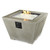 Outdoor Greatroom 37" Square Gas Fire Pit | 105,000 BTUs rated Crystal Fire stainless steel burner provides a beautiful full flame
