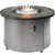 Outdoor Greatroom 41" Edison Round Gas Fire Pit Table | Unit ships as propane-ready with orifices for natural gas conversion included
