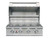 TrueFlame 32" E-Series 4-Burner Built In Gas Grill | 14,000 BTUs per burner made of 304 Stainless Steel and with Flame Thrower Ignition
