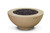American Fyre Designs Round GRFC 48-Inch Gas Fire Bowl | Custom glass fiber reinforced concrete provides a lightweight and durable product
