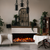 Amantii 48" LumaForest Built In Electric Fireplace | Enhance the ambiance with customizable lighting effects.