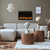 Amantii 26" Traditional XtraSlim Smart Linear Electric Fireplace | Operate this fireplace from the comfort of your favorite spot with the included, full feature, remote control